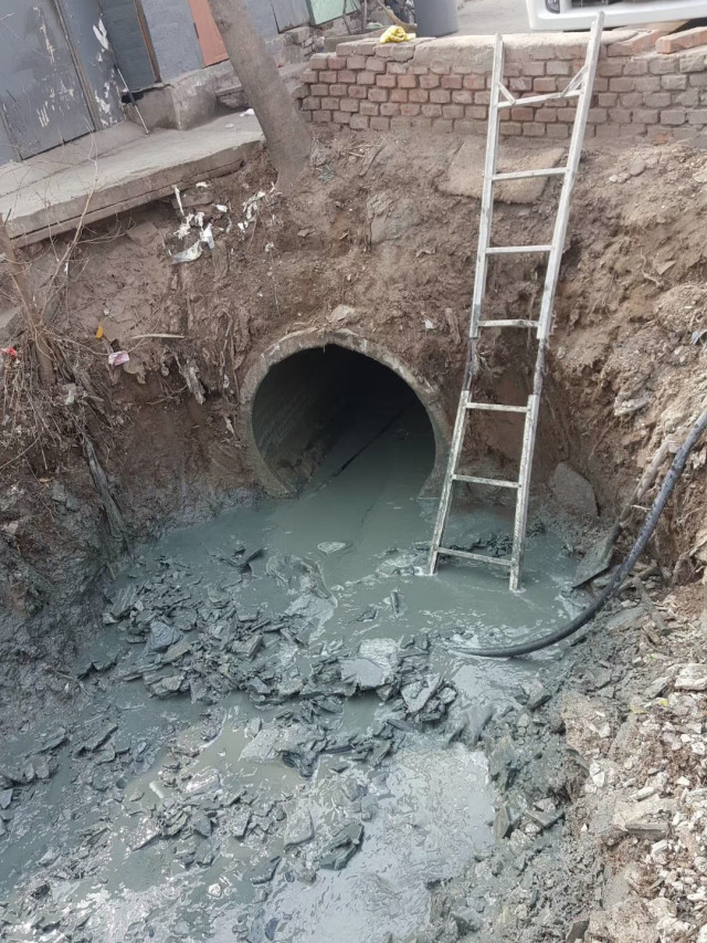 浩口原种场管道清洗