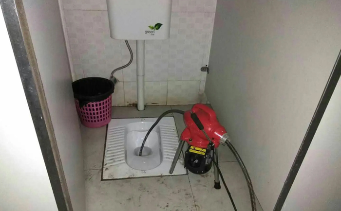 浩口原种场蹲便疏通