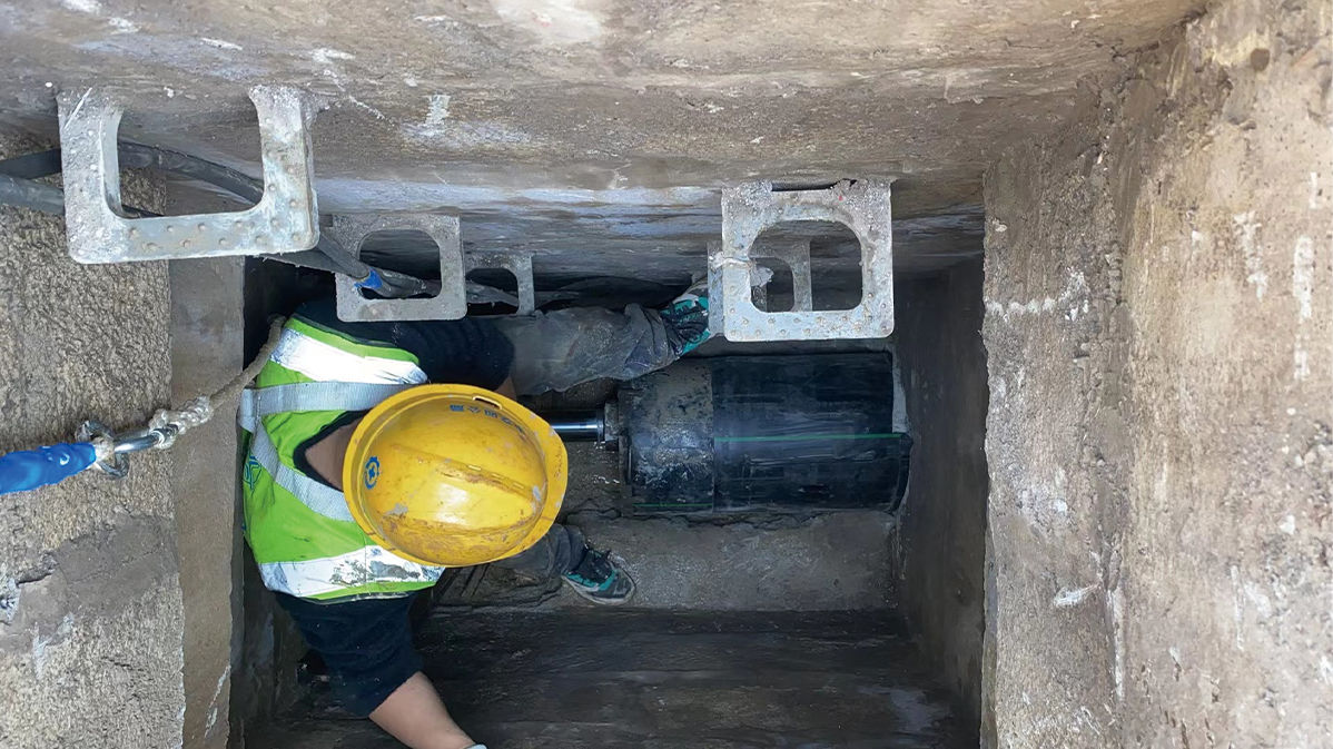 浩口原种场HDPE短管内衬法